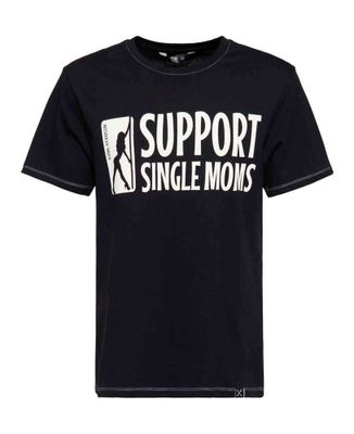 King Kerosin Support Single Mom's Shirt Black-L King Kerosin Support Single Mom's Shirt Black-L