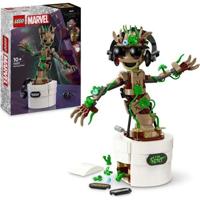 LEGO Marvel 76297 La danza di Baby Groot, giocattolo animato costruibile per bambini