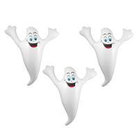 3x stuks opblaasbaar halloween decoratie spook 52 cm - thumbnail