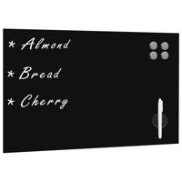VidaXL Schoolbord voor aan de wand magnetisch 60x40 cm glas