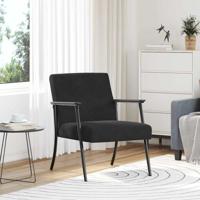 Fauteuil Zwart 59 x 75 x 78 cm Fluweel