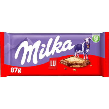 Milka Chocoladereep LU 87g bij Jumbo