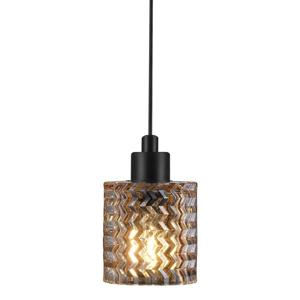 Nordlux HanglampHollywood zwart met amber glas - 46483027