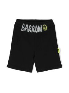 Barrow kids short en coton à logo imprimé - Noir