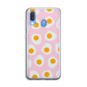 Dancing eggs: Samsung Galaxy A40 Transparant Hoesje