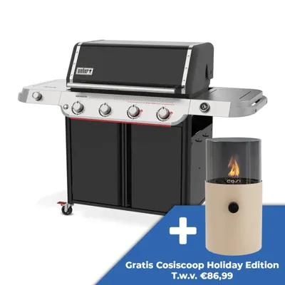 Weber Genesis E-435W Gasbarbecue Gas BBQ E435W Barbecue Zwart