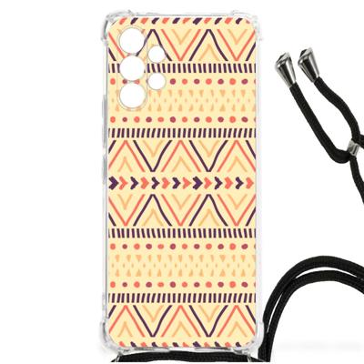 Samsung Galaxy A13 4G Doorzichtige Silicone Hoesje Aztec Yellow Samsung Galaxy A13 4G Doorzichtige Silicone Hoesje Aztec Yellow