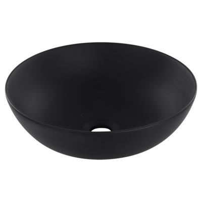 Differnz Slim waskom keramiek | mat zwart | Ø 28.5 x 12.5 cm