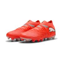 PUMA Future 9 Pro Gras / Kunstgras Voetbalschoenen (MG) Felrood Zilver Zwart