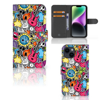 iPhone 15 Wallet Case met Pasjes Punk Rock - thumbnail