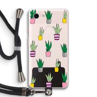 Sanseveria: Pixel 3 XL Transparant Hoesje met koord Sanseveria: Pixel 3 XL Transparant Hoesje met koord