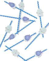 HEMA Rietjes papier monster - 10 stuks