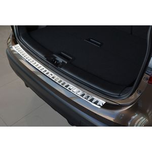 RVS Bumper beschermer passend voor Nissan Qashqai II 2014- 'Ribs' AV235521