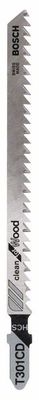 Bosch Accessoires Decoupeerzaagblad T 301 CD Clean for Wood 3st - 2608637591