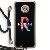 Abstract Spectrum: Motorola Moto G6 Transparant Hoesje met koord