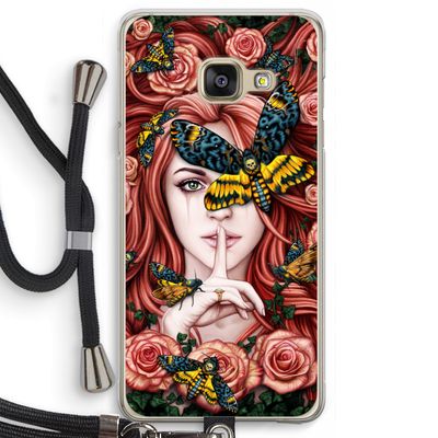 Lady Moth: Samsung Galaxy A3 (2016) Transparant Hoesje met koord