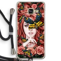 Lady Moth: Samsung Galaxy A3 (2016) Transparant Hoesje met koord