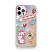Positivity: iPhone 12 Pro Transparant Hoesje