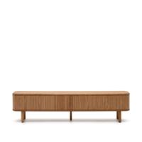 Kave Home Mailen tv-meubel met 2 deuren essen natuurlijke afwerking 200 x 50 cm