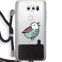 Birdy: LG V30 Transparant Hoesje met koord