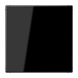 Jung LS990 blindplaat met draagframe zwart