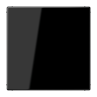 Jung LS990 blindplaat met draagframe zwart