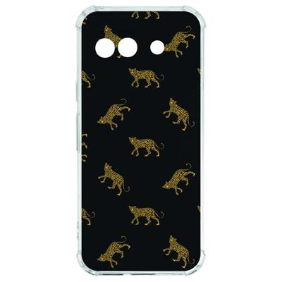 Google Pixel 9a Hoesje - Leopards TPU Antishock Google Pixel 9a Hoesje - Leopards TPU Antishock