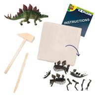 SES explore dino en skelet opgraven 2in1- stegosaurus