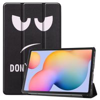 3-Vouw sleepcover hoes - Samsung Galaxy Tab S6 Lite - Don&apos;t Touch