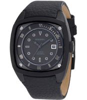Horlogeband Diesel DZ1492 Leder Zwart 24mm
