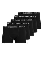 Jack & Jones Junior Jack & Jones Kinder Boxershorts Jongens JACHUEY 5-Pack Zwart