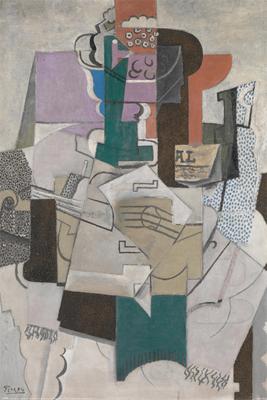 Poster Picasso Fruit Dish Bottle and Violin 61x91,5cm