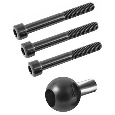 Ram Mounts B-367U Bal voor Stuurklem Basis voor Motor met 1" Bal