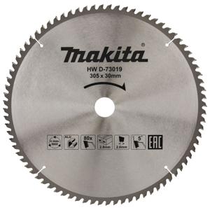 Makita Afkortzaagblad voor Aluminium | Standaard | Ø 305mm Asgat 30mm 80T - D-73019