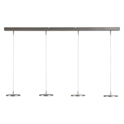 Masterlight Strakke design eettafellampDenia 2 4-lichts nikkel mat - 2082-37-130-4-DW