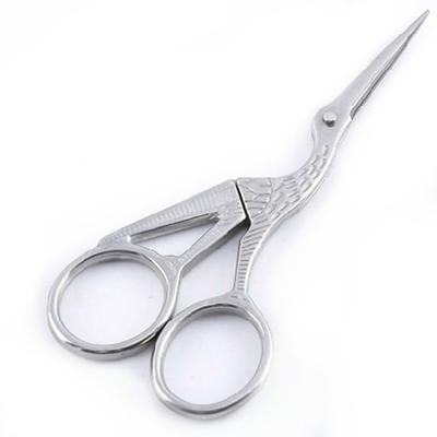 2 stks kraan kleermaker Scissor Cross Stitch retro Craft naaien Scissor kleur: zilver