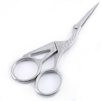 2 stks kraan kleermaker Scissor Cross Stitch retro Craft naaien Scissor kleur: zilver