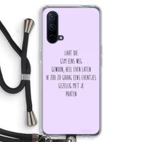 GSM: OnePlus Nord CE 5G Transparant Hoesje met koord