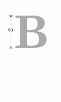 Huisletter Roman 50mm-B MTO