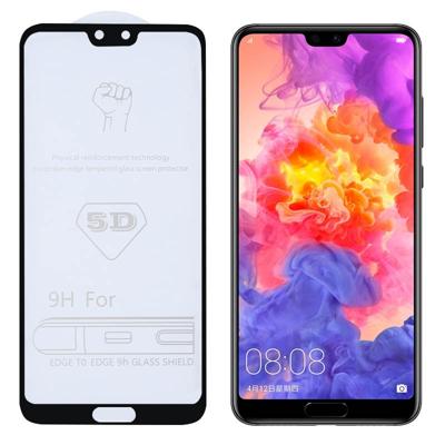 9H 5D volledige lijm volledig scherm gehard glas film voor Huawei P20 Pro