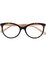 Chloé Eyewear lunettes de soleil à monture ovale - Marron