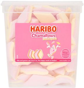 Haribo Chamallows Ruitspek, pot van 120 stuks