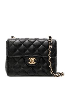 CHANEL Pre-Owned mini sac porté épaule Classic Flap (2003) - Noir