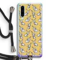 Haas: Huawei P30 Transparant Hoesje met koord