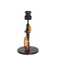 Anne Lighting Animaux tafellamp zwart metaal 33 cm hoog - thumbnail