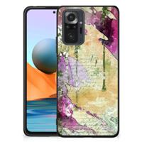 Kleurrijke Telefoonhoesje Xiaomi Redmi Note 10 Pro Letter Painting