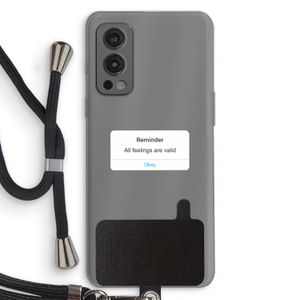 Reminder: OnePlus Nord 2 5G Transparant Hoesje met koord