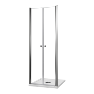 Luca Varess Kuresa douche pendeldeur 80 x 200 cm helder glas glans chroom profiel