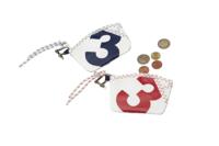 Trend Marine Zeildoek Sleutelbeurs Met Rits En Ring Sea Key Wallet Rood Default