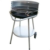 Kolenbarbecue met wielen Aktive 51 x 51 x 82 cm Zwart